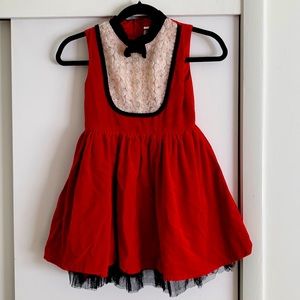 Mini harajuku velvet dress